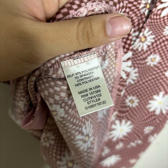 Altar'd State White Daisies Mini Skirt Back Zipper with Pockets Women's Size XS - Picture 6 of 10